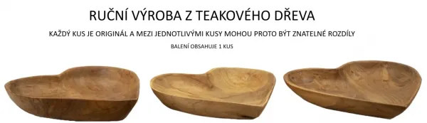 Mauro Ferretti Dekoratívna odkladacia miska Kiha 27 cm z masívu