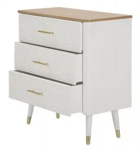 Mauro Ferretti Komoda Matera 78 cm biela