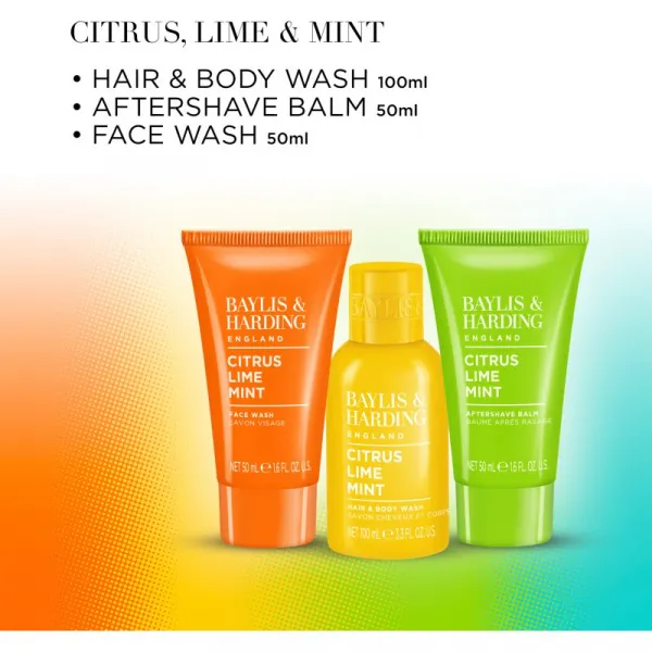 Baylis & Harding Men's Citrus Lime & Mint darčeková sada pre mužov