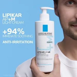 La Roche-Posay Lipikar AP+M Light Cream relipidačný krém pre suchú až atopickú pokožku 200 ml