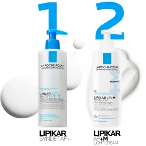 La Roche-Posay Lipikar AP+M Light Cream relipidačný krém pre suchú až atopickú pokožku 200 ml