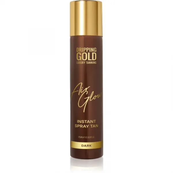 Dripping Gold Air Glow Instant Spray Tan samoopaľovací sprej odtieň Dark 75 ml
