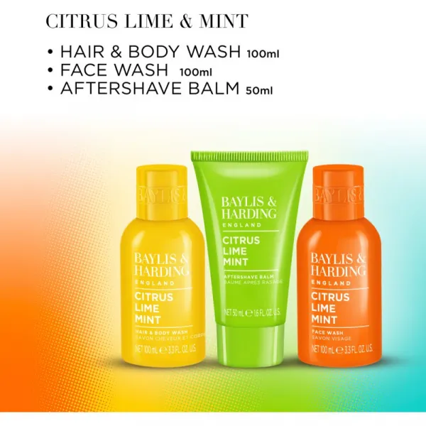 Baylis & Harding Men's Citrus Lime & Mint darčeková sada pre mužov