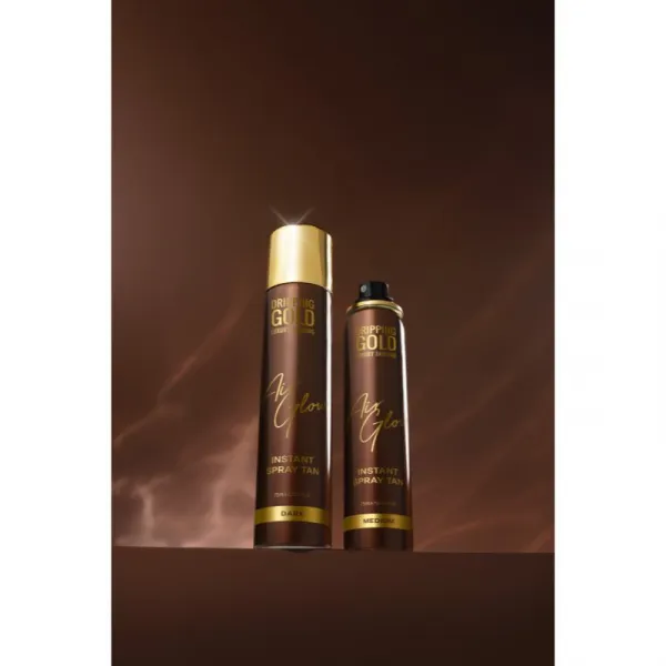 Dripping Gold Air Glow Instant Spray Tan samoopaľovací sprej odtieň Dark 75 ml