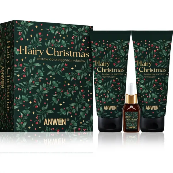 Anwen Hairy Christmas darčeková sada na vlasy 3 ks