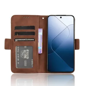 SLOT Peňaženkový obal pre Xiaomi 14 hnedý