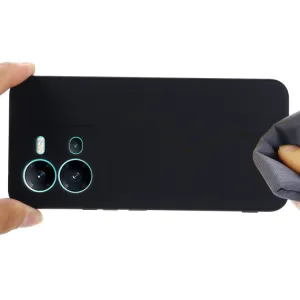 RUBBER Ochranný kryt pre Vivo X80 Lite 5G čierny