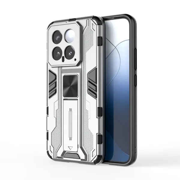 SUPERSONIC Odolný obal pre Xiaomi 14 strieborný