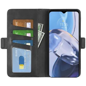 SIDE Peňaženkové puzdro pre Motorola Moto E22 / E22i čierne