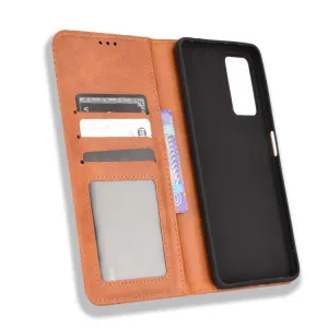 BUSINESS Peňaženkový kryt pre Xiaomi Redmi Note 11 Pro 5G / Note 11 Pro hnedý