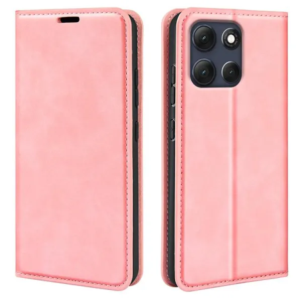 MAGNETIC Zaklápací kryt pre Motorola Moto G86 Power 5G ružový