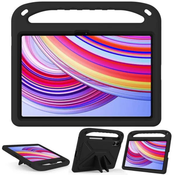 KIDDO Detský obal pre Xiaomi Redmi Pad Pro / Pad Pro 5G čierny