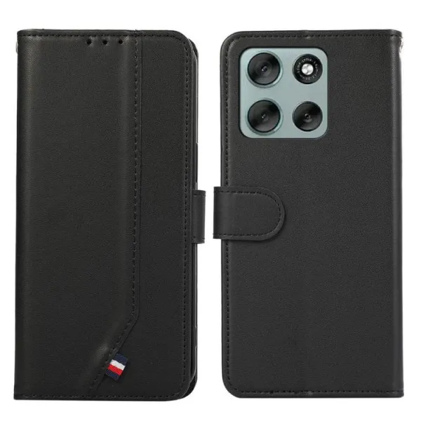 ABEEL DELICATE Peňaženkový obal Motorola Moto G86 Power 5G čierny