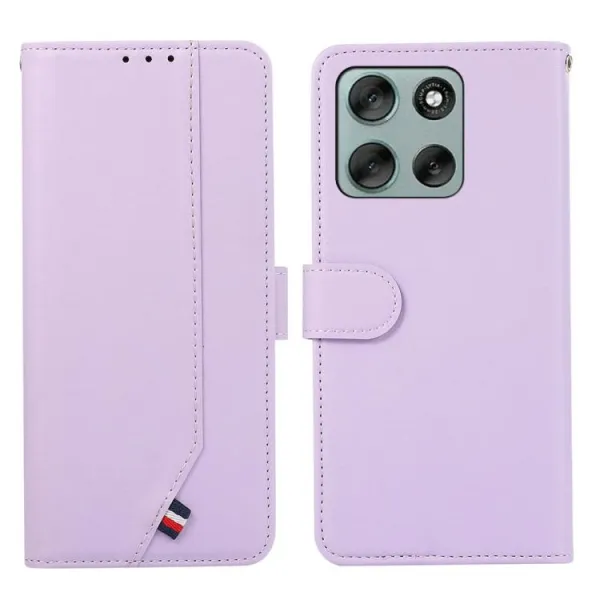 ABEEL DELICATE Peňaženkový obal Motorola Moto G86 Power 5G fialový