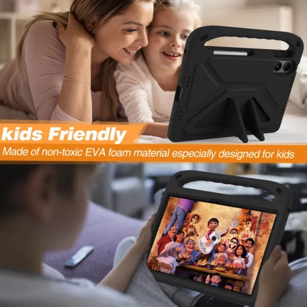 KIDDO Detský obal pre Xiaomi Redmi Pad Pro / Pad Pro 5G čierny