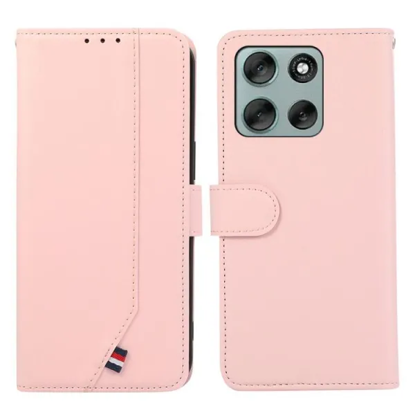 ABEEL DELICATE Peňaženkový obal Motorola Moto G86 Power 5G ružový