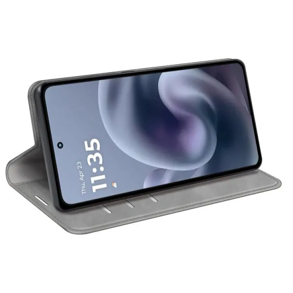 MAGNETIC Zaklápací kryt pre Motorola Moto G86 Power 5G šedý