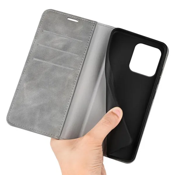 MAGNETIC Zaklápací kryt pre Motorola Moto G86 Power 5G šedý