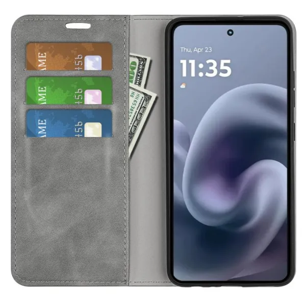 MAGNETIC Zaklápací kryt pre Motorola Moto G86 Power 5G šedý