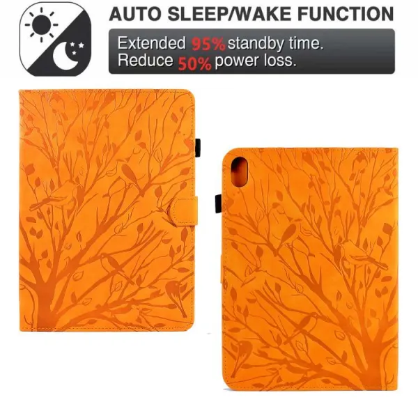 ART BIRDS Zaklápací obal pre Xiaomi Redmi Pad 2 oranžový