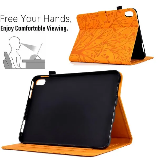 ART BIRDS Zaklápací obal pre Xiaomi Redmi Pad 2 oranžový