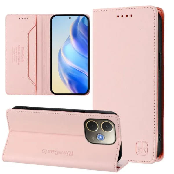 RINA Zaklápacie puzdro pre Oppo A5 Pro 5G ružové