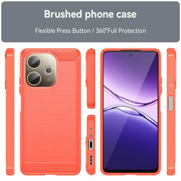 FLEXI TPU Ochranný obal Oppo A5 Pro 5G červený
