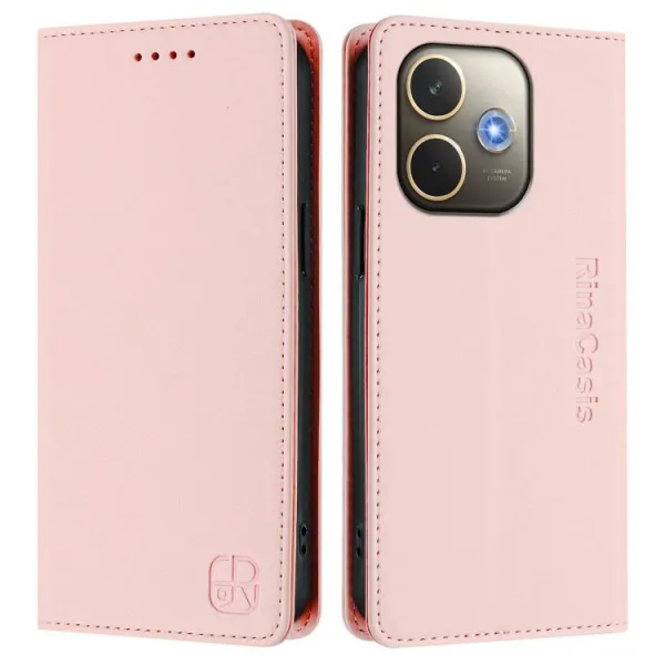 RINA Zaklápacie puzdro pre Oppo A5 Pro 5G ružové