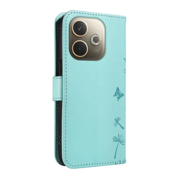 ART DANDELION Peňaženkové puzdro pre Oppo A5 Pro 5G svetlozelené