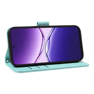 ART DANDELION Peňaženkové puzdro pre Oppo A5 Pro 5G svetlozelené