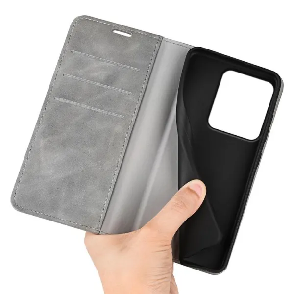 MAGNETIC Zaklápací kryt pre Honor X5c Plus šedý