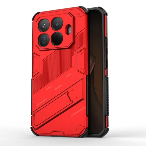 BIB Ochranný obal so stojanom pre Xiaomi 15T Pro červený