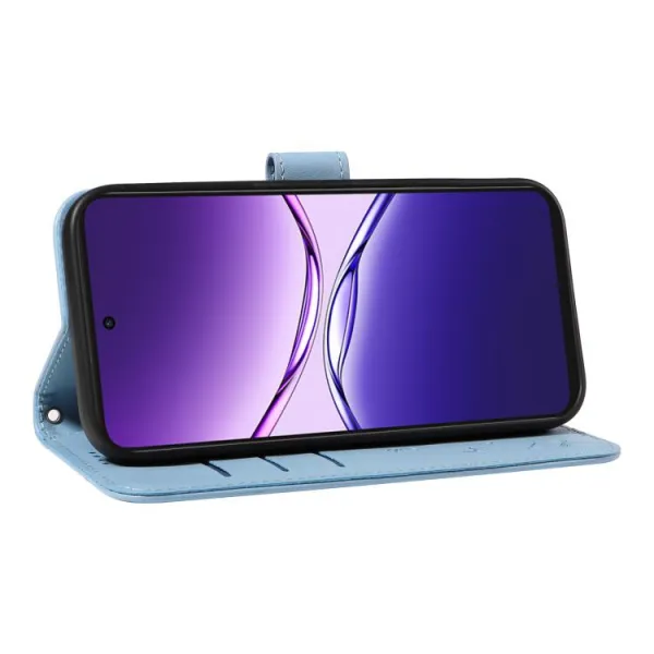 ART DANDELION Peňaženkové puzdro pre Oppo A5 Pro 5G svetlomodré