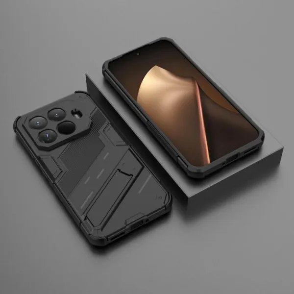 BIB Ochranný obal so stojanom pre Xiaomi 15T Pro čierny