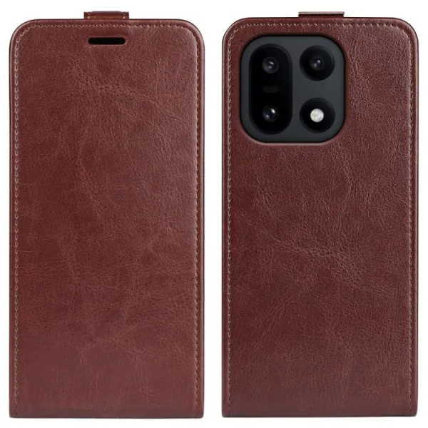 Vyklápacie puzdro pre OnePlus 15 hnedé