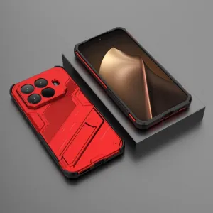 BIB Ochranný obal so stojanom pre Xiaomi 15T Pro červený