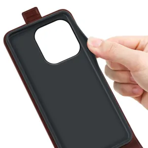 Vyklápacie puzdro pre OnePlus 15 hnedé