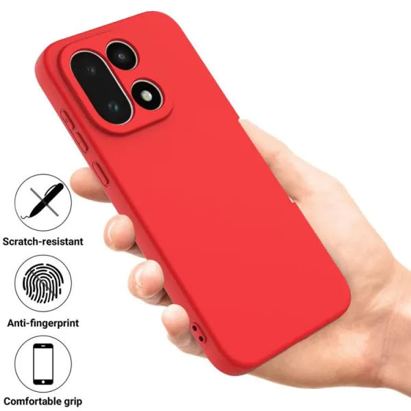 RUBBER Ochranný obal pre OnePlus 15 červený