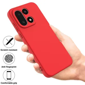 RUBBER Ochranný obal pre OnePlus 15 červený