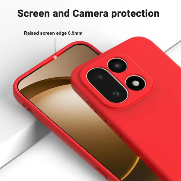 RUBBER Ochranný obal pre OnePlus 15 červený