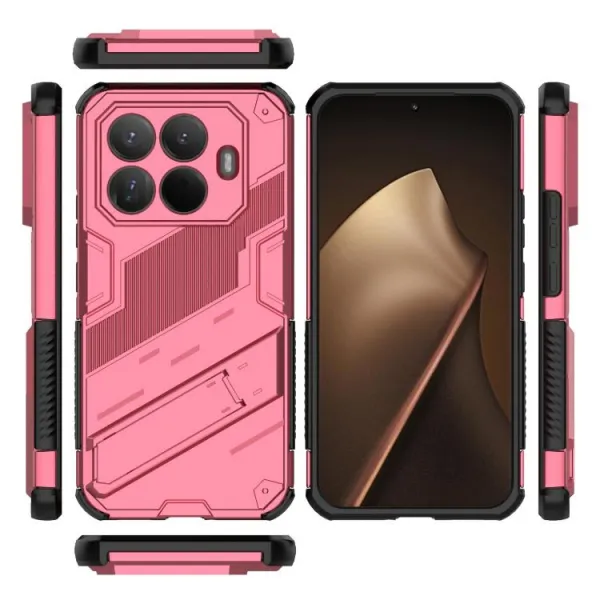 BIB Ochranný obal so stojanom pre Xiaomi 15T Pro ružový