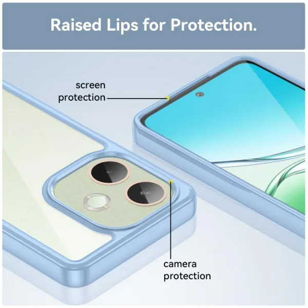 CRYSTAL Ochranný kryt pre Oppo A5 Pro 5G modrý