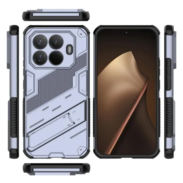BIB Ochranný obal so stojanom pre Xiaomi 15T Pro šedý