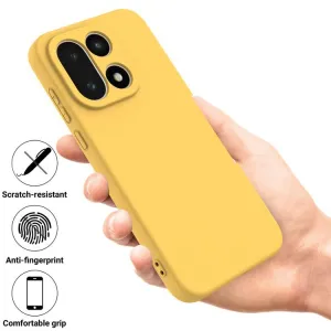 RUBBER Ochranný obal pre OnePlus 15 žltý