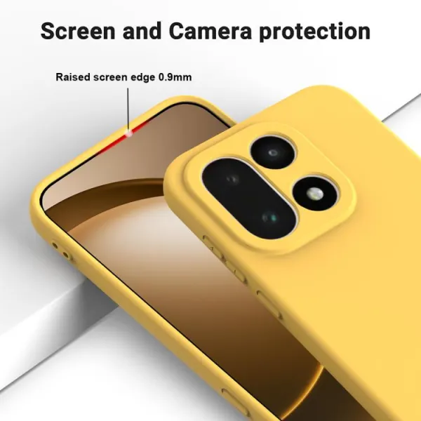 RUBBER Ochranný obal pre OnePlus 15 žltý