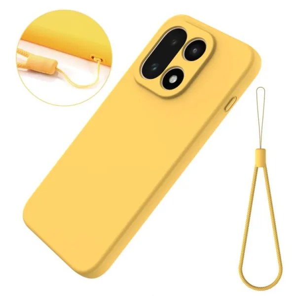 RUBBER Ochranný obal pre OnePlus 15 žltý