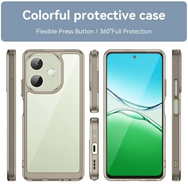 CRYSTAL Ochranný kryt pre Oppo A5 Pro 5G šedý