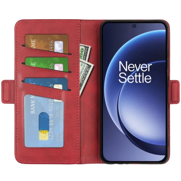 SIDE Peňaženkové puzdro pre OnePlus 15 červené
