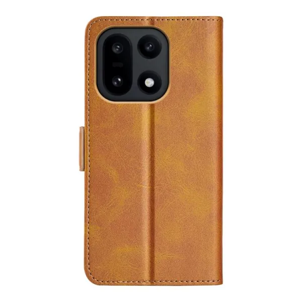 SIDE Peňaženkové puzdro pre OnePlus 15 svetlohnedé