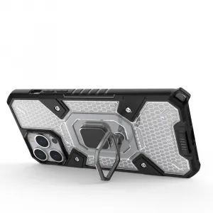 MG Capsule Ring plastový kryt na iPhone 13 Pro, čierny